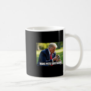 Vote Trump Mega Make Pets Safe Again Justice Peanu Coffee Mug