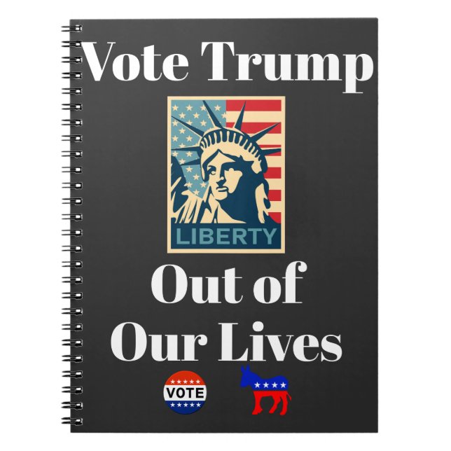 Vote Trump Out of Our Lives Notebook (Front)