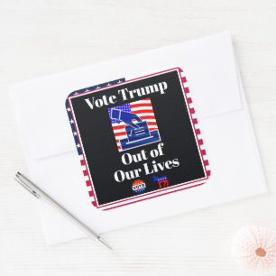 Vote Trump Out of Our Lives Sticker