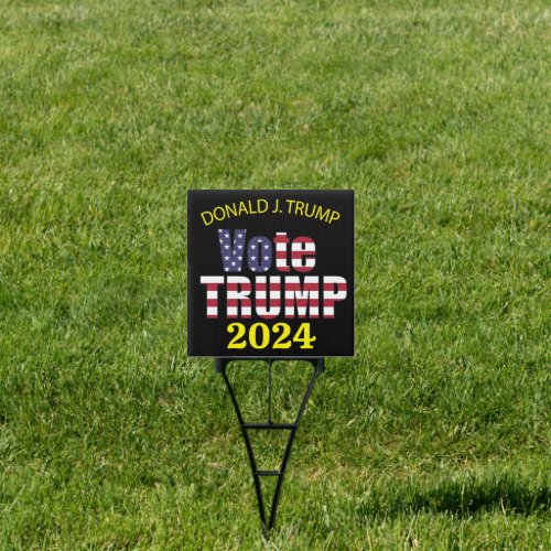 VOTE TRUMP REPUBLICAN PRESIDENT 2024 GREAT USA SIGN