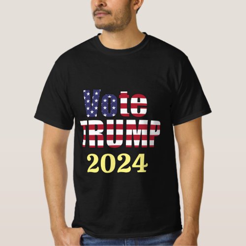 VOTE TRUMP REPUBLICAN PRESIDENT 2024 GREAT USA T_Shirt