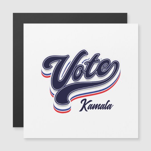 Vote Typography - Election  Magnet (Front/Back)