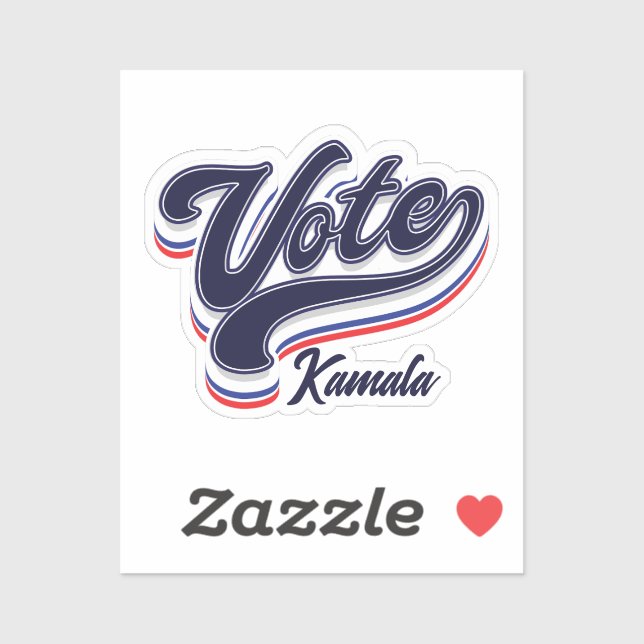 Vote Typography - Election  Sticker (Sheet)