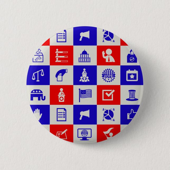 vote USA election Button (Front)