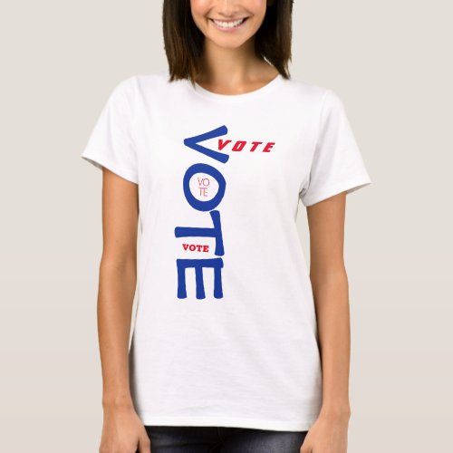 Vote USA Red White and Blue T_Shirt