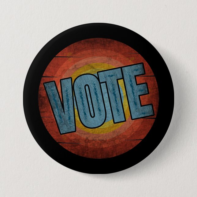 VOTE VINTAGE BUTTON (Front)