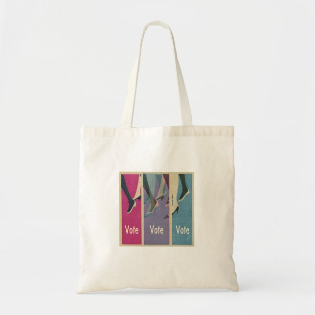 Vote! Vote! Vote! Tote! Tote Bag (Front)