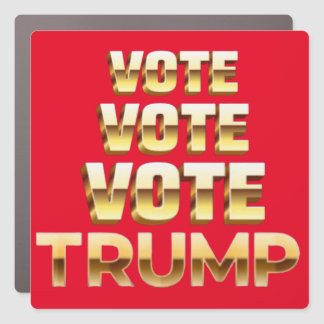 VOTE VOTE VOTE TRUMP CAR MAGNET