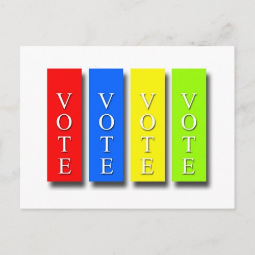 Vote Vote Vote Vote Postcard