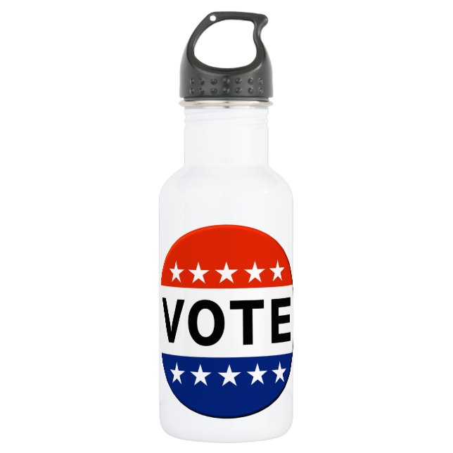 Vote Water Bottle (Front)