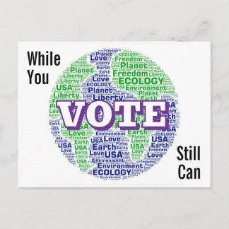 VOTE While You Still Can Postcard