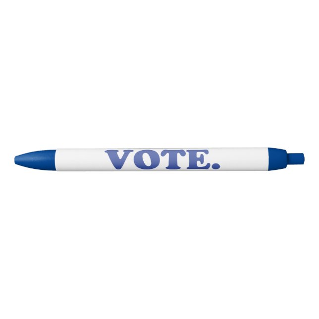 "vote" - white blue pen (Front)