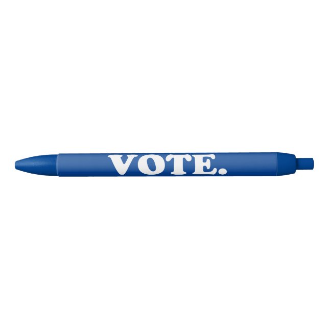 "vote" - white blue pen (Front)