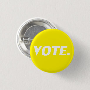 "Vote" white letters, yellow background Button
