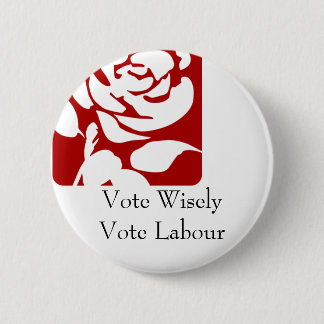 Vote Wisely, Vote Labor Pinback Button
