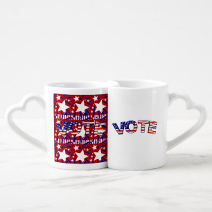 Vote with Stars and Stripes - Coffee Mug Set