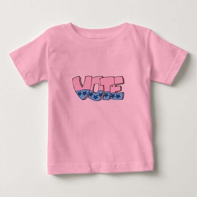 Vote with Stars - Baby T-Shirt (Front)