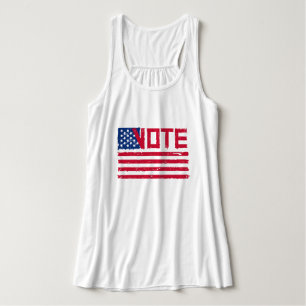 Vote With USA Flag Tank Top
