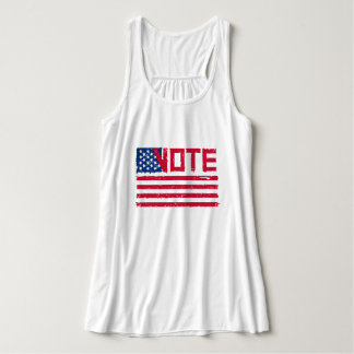 Vote With USA Flag Tank Top