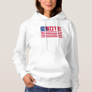 Vote With Vote with US Flag  Hoodie