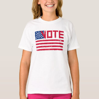 Vote With Vote with US Flag. T-Shirt
