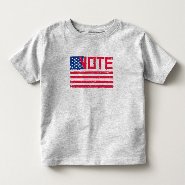 Vote With Vote with US Flag  Toddler T-shirt (Front)