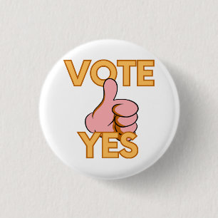 Vote yes button