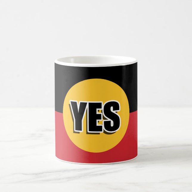 Vote yes coffee mug (Center)