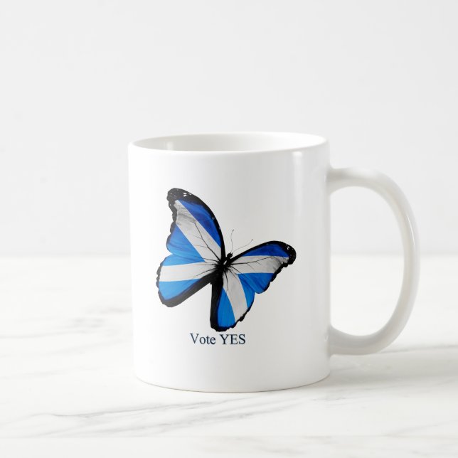 Vote Yes for Scottish Independence Coffee Mug (Right)