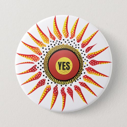 Vote Yes Indigenous Voice to Parliament Button