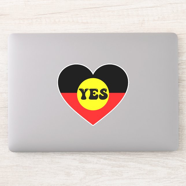 Vote Yes To The Voice - Indigenous Voice Sticker (Computer)