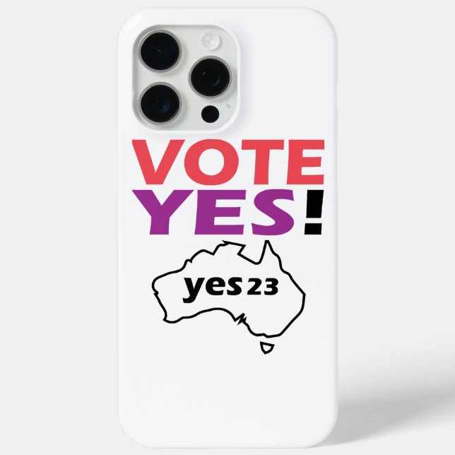 Vote Yes To The Voice Of Indigenous Australian  Case-Mate iPhone Case (Back)