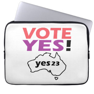 Vote Yes To The Voice Of Indigenous Australian Laptop Sleeve