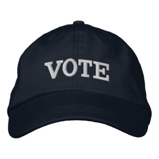 VOTE (You May Change the Words) Embroidered Baseball Cap