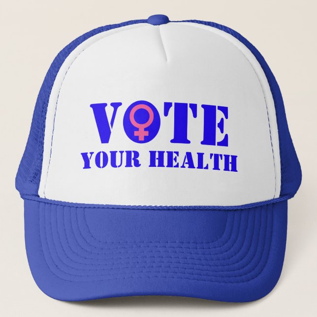 Vote Your Health Trucker Hat (Front)