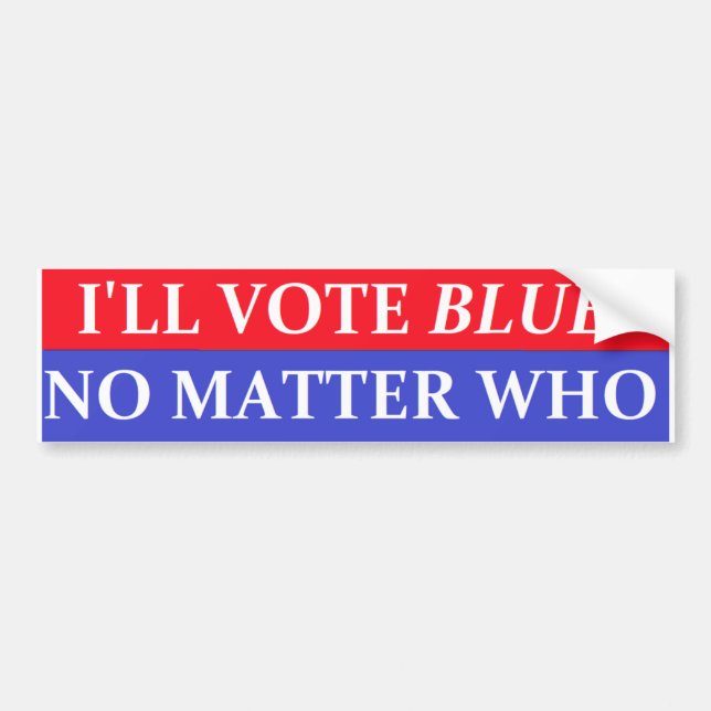VoteBlue2 Bumper Sticker (Front)