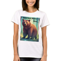 "Voted Best Mama Bear" Mothers' Day T-shirt