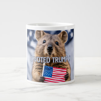Voted Trump Giant Coffee Mug