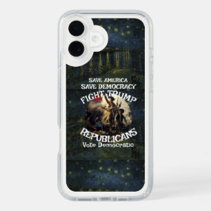 VoteNow Political Patriotic Trump Republican Party iPhone 16 Plus Case