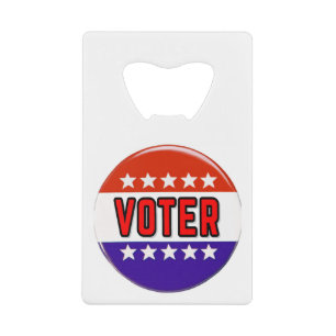 Voter Credit Card Bottle Opener