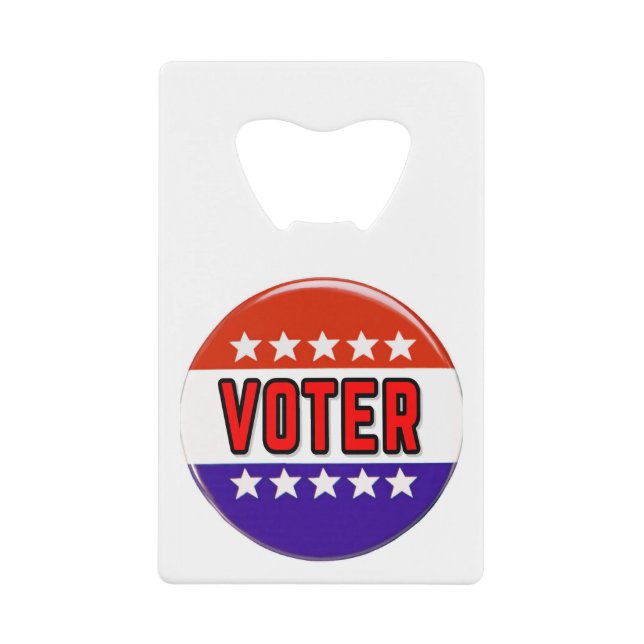 Voter Credit Card Bottle Opener (Front)