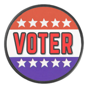 Voter Hockey Puck