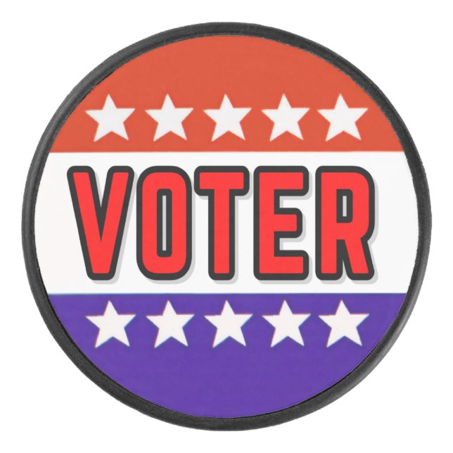 Voter Hockey Puck (Front)