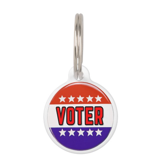 Voter Pet ID Tag (Front)