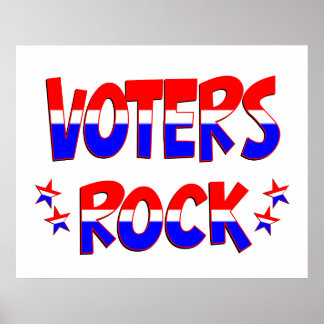 Voters Rock Poster