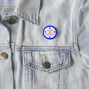 Votes By Women Button