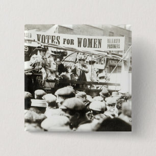 Votes for Women, August 1908 Button