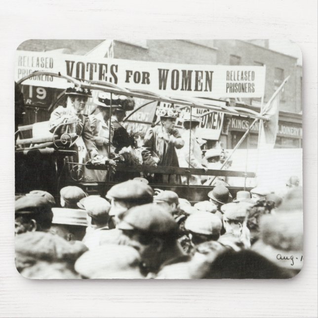 Votes for Women, August 1908 Mouse Pad (Front)
