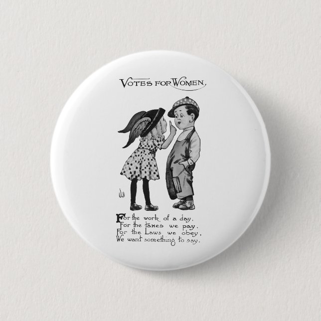 Votes For Women Button (Front)