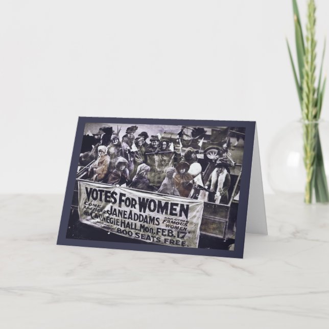 Votes for Women Card (Front)